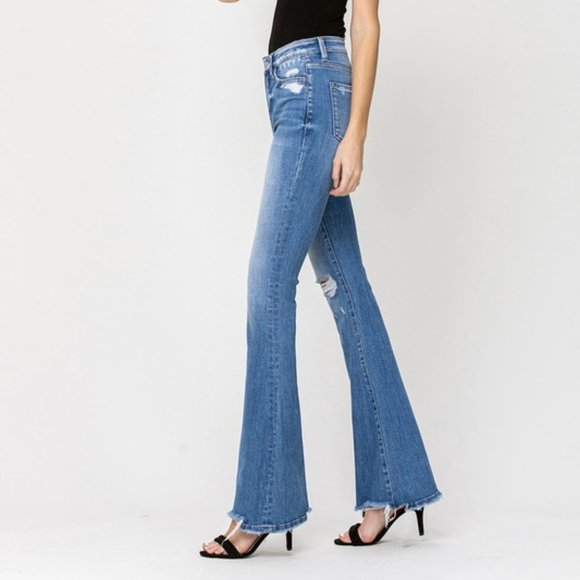 *NEW* Flying Monkey High-Rise Flare Jeans - Picture 11 of 12